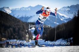 01.01.2019, Val Mustair, Switzerland (SUI): Andrew Musgrave (GBR) - FIS world cup cross-country, tour de ski, individual sprint, Val Mustair (SUI). www.nordicfocus.com. © Modica/NordicFocus. Every downloaded picture is fee-liable.