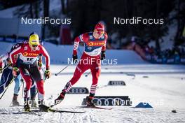 01.01.2019, Val Mustair, Switzerland (SUI): Alexander Bolshunov (RUS) - FIS world cup cross-country, tour de ski, individual sprint, Val Mustair (SUI). www.nordicfocus.com. © Modica/NordicFocus. Every downloaded picture is fee-liable.