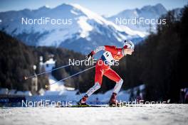 01.01.2019, Val Mustair, Switzerland (SUI): Indulis Bikse (LAT) - FIS world cup cross-country, tour de ski, individual sprint, Val Mustair (SUI). www.nordicfocus.com. © Modica/NordicFocus. Every downloaded picture is fee-liable.