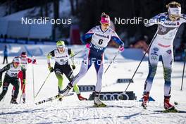 01.01.2019, Val Mustair, Switzerland (SUI): Sadie Bjornsen (USA) - FIS world cup cross-country, tour de ski, individual sprint, Val Mustair (SUI). www.nordicfocus.com. © Modica/NordicFocus. Every downloaded picture is fee-liable.