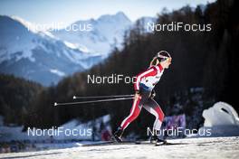 01.01.2019, Val Mustair, Switzerland (SUI): Lisa Unterweger (AUT) - FIS world cup cross-country, tour de ski, individual sprint, Val Mustair (SUI). www.nordicfocus.com. © Modica/NordicFocus. Every downloaded picture is fee-liable.