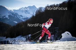 01.01.2019, Val Mustair, Switzerland (SUI): Mariya Istomina (RUS) - FIS world cup cross-country, tour de ski, individual sprint, Val Mustair (SUI). www.nordicfocus.com. © Modica/NordicFocus. Every downloaded picture is fee-liable.