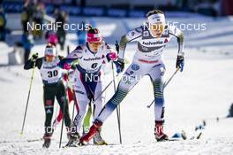 01.01.2019, Val Mustair, Switzerland (SUI): Stina Nilsson (SWE), Sadie Bjornsen (USA), (l-r)  - FIS world cup cross-country, tour de ski, individual sprint, Val Mustair (SUI). www.nordicfocus.com. © Modica/NordicFocus. Every downloaded picture is fee-liable.