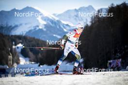 01.01.2019, Val Mustair, Switzerland (SUI): Calle Halfvarsson (SWE) - FIS world cup cross-country, tour de ski, individual sprint, Val Mustair (SUI). www.nordicfocus.com. © Modica/NordicFocus. Every downloaded picture is fee-liable.