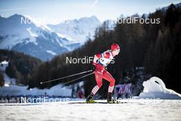 01.01.2019, Val Mustair, Switzerland (SUI): Anna Zherebyateva (RUS) - FIS world cup cross-country, tour de ski, individual sprint, Val Mustair (SUI). www.nordicfocus.com. © Modica/NordicFocus. Every downloaded picture is fee-liable.