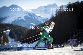01.01.2019, Val Mustair, Switzerland (SUI): Alice Canclini (ITA) - FIS world cup cross-country, tour de ski, individual sprint, Val Mustair (SUI). www.nordicfocus.com. © Modica/NordicFocus. Every downloaded picture is fee-liable.