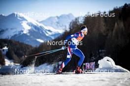 01.01.2019, Val Mustair, Switzerland (SUI): Mark Chanloung (THA) - FIS world cup cross-country, tour de ski, individual sprint, Val Mustair (SUI). www.nordicfocus.com. © Modica/NordicFocus. Every downloaded picture is fee-liable.