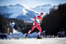 01.01.2019, Val Mustair, Switzerland (SUI): Gleb Retivykh (RUS) - FIS world cup cross-country, tour de ski, individual sprint, Val Mustair (SUI). www.nordicfocus.com. © Modica/NordicFocus. Every downloaded picture is fee-liable.