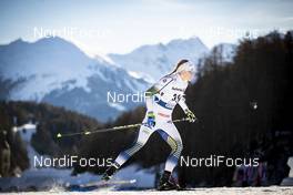 01.01.2019, Val Mustair, Switzerland (SUI): Linn Soemskar (SWE) - FIS world cup cross-country, tour de ski, individual sprint, Val Mustair (SUI). www.nordicfocus.com. © Modica/NordicFocus. Every downloaded picture is fee-liable.