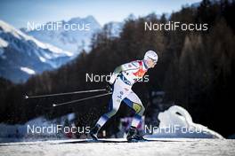 01.01.2019, Val Mustair, Switzerland (SUI): Karl-Johan Westberg (SWE) - FIS world cup cross-country, tour de ski, individual sprint, Val Mustair (SUI). www.nordicfocus.com. © Modica/NordicFocus. Every downloaded picture is fee-liable.