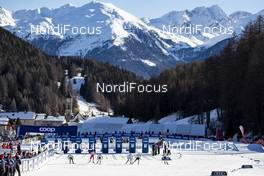 01.01.2019, Val Mustair, Switzerland (SUI): Start   - FIS world cup cross-country, tour de ski, individual sprint, Val Mustair (SUI). www.nordicfocus.com. © Modica/NordicFocus. Every downloaded picture is fee-liable.