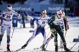 01.01.2019, Val Mustair, Switzerland (SUI): Jessica Diggins (USA), Victoria Carl (GER), (l-r)  - FIS world cup cross-country, tour de ski, individual sprint, Val Mustair (SUI). www.nordicfocus.com. © Modica/NordicFocus. Every downloaded picture is fee-liable.