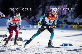 01.01.2019, Val Mustair, Switzerland (SUI): Renaud Jay (FRA) - FIS world cup cross-country, tour de ski, individual sprint, Val Mustair (SUI). www.nordicfocus.com. © Modica/NordicFocus. Every downloaded picture is fee-liable.
