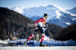01.01.2019, Val Mustair, Switzerland (SUI): Len Valjas (CAN) - FIS world cup cross-country, tour de ski, individual sprint, Val Mustair (SUI). www.nordicfocus.com. © Modica/NordicFocus. Every downloaded picture is fee-liable.