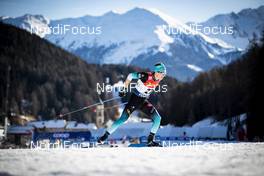 01.01.2019, Val Mustair, Switzerland (SUI): Clement Parisse (FRA) - FIS world cup cross-country, tour de ski, individual sprint, Val Mustair (SUI). www.nordicfocus.com. © Modica/NordicFocus. Every downloaded picture is fee-liable.