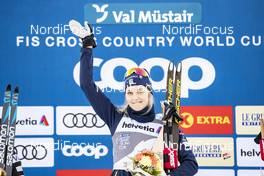 01.01.2019, Val Mustair, Switzerland (SUI): Stina Nilsson (SWE) - FIS world cup cross-country, tour de ski, individual sprint, Val Mustair (SUI). www.nordicfocus.com. © Modica/NordicFocus. Every downloaded picture is fee-liable.
