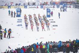 02.01.2019, Oberstdorf, Germany (GER): Start of the men's race (l-r)  - FIS world cup cross-country, tour de ski, mass men, Oberstdorf (GER). www.nordicfocus.com. © Modica/NordicFocus. Every downloaded picture is fee-liable.