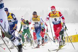 02.01.2019, Oberstdorf, Germany (GER): Jason Rueesch (SUI), Andrey Melnichenko (RUS), (l-r)  - FIS world cup cross-country, tour de ski, mass men, Oberstdorf (GER). www.nordicfocus.com. © Modica/NordicFocus. Every downloaded picture is fee-liable.