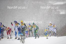 02.01.2019, Oberstdorf, Germany (GER): Toni Livers (SUI), Maicol Rastelli (ITA), (l-r)  - FIS world cup cross-country, tour de ski, mass men, Oberstdorf (GER). www.nordicfocus.com. © Modica/NordicFocus. Every downloaded picture is fee-liable.