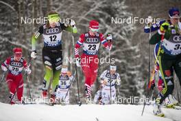 02.01.2019, Oberstdorf, Germany (GER): Alenka Cebasek (SLO), Anna Nechaevskaya (RUS), (l-r)  - FIS world cup cross-country, tour de ski, mass women, Oberstdorf (GER). www.nordicfocus.com. © Modica/NordicFocus. Every downloaded picture is fee-liable.