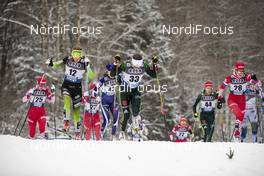 02.01.2019, Oberstdorf, Germany (GER): Alenka Cebasek (SLO), Julia Belger (GER), (l-r)  - FIS world cup cross-country, tour de ski, mass women, Oberstdorf (GER). www.nordicfocus.com. © Modica/NordicFocus. Every downloaded picture is fee-liable.
