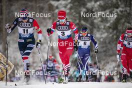 02.01.2019, Oberstdorf, Germany (GER): Heidi Weng (NOR), Natalia Nepryaeva (RUS), Anastasia Sedova (RUS), (l-r)  - FIS world cup cross-country, tour de ski, mass women, Oberstdorf (GER). www.nordicfocus.com. © Modica/NordicFocus. Every downloaded picture is fee-liable.