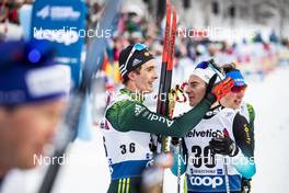 03.01.2019, Oberstdorf, Germany (GER): Janosch Brugger (GER), Jules Lapierre (FRA), (l-r)  - FIS world cup cross-country, tour de ski, pursuit men, Oberstdorf (GER). www.nordicfocus.com. © Modica/NordicFocus. Every downloaded picture is fee-liable.