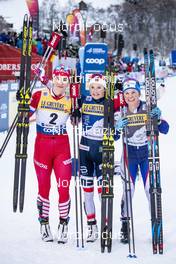 03.01.2019, Oberstdorf, Germany (GER): Natalia Nepryaeva (RUS), Ingvild Flugstad Oestberg (NOR), Jessica Diggins (USA), (l-r)  - FIS world cup cross-country, tour de ski, pursuit women, Oberstdorf (GER). www.nordicfocus.com. © Modica/NordicFocus. Every downloaded picture is fee-liable.