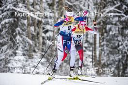 03.01.2019, Oberstdorf, Germany (GER): Sadie Bjornsen (USA), Teresa Stadlober (AUT), (l-r)  - FIS world cup cross-country, tour de ski, pursuit women, Oberstdorf (GER). www.nordicfocus.com. © Modica/NordicFocus. Every downloaded picture is fee-liable.