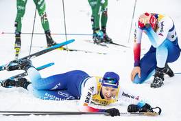 06.01.2019, Val di Fiemme, Italy (ITA): Toni Livers (SUI), Jonas Baumann (SUI), (l-r)  - FIS world cup cross-country, tour de ski, final climb men, Val di Fiemme (ITA). www.nordicfocus.com. © Modica/NordicFocus. Every downloaded picture is fee-liable.