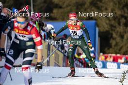 06.01.2019, Val di Fiemme, Italy (ITA): Pia Fink (GER) - FIS world cup cross-country, tour de ski, final climb women, Val di Fiemme (ITA). www.nordicfocus.com. © Modica/NordicFocus. Every downloaded picture is fee-liable.