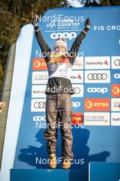 06.01.2019, Val di Fiemme, Italy (ITA): Jessica Diggins (USA) - FIS world cup cross-country, tour de ski, final climb women, Val di Fiemme (ITA). www.nordicfocus.com. © Modica/NordicFocus. Every downloaded picture is fee-liable.
