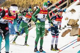 05.01.2019, Val di Fiemme, Italy (ITA): Dietmar Noeckler (ITA), Francesco De Fabiani (ITA), Martin Johnsrud Sundby (NOR), (l-r)  - FIS world cup cross-country, tour de ski, mass men, Val di Fiemme (ITA). www.nordicfocus.com. © Modica/NordicFocus. Every downloaded picture is fee-liable.