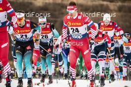 05.01.2019, Val di Fiemme, Italy (ITA): Maxim Vylegzhanin (RUS) - FIS world cup cross-country, tour de ski, mass men, Val di Fiemme (ITA). www.nordicfocus.com. © Modica/NordicFocus. Every downloaded picture is fee-liable.