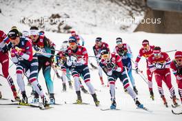 05.01.2019, Val di Fiemme, Italy (ITA): Martin Johnsrud Sundby (NOR), Sjur Roethe (NOR), (l-r)  - FIS world cup cross-country, tour de ski, mass men, Val di Fiemme (ITA). www.nordicfocus.com. © Modica/NordicFocus. Every downloaded picture is fee-liable.
