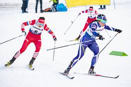 05.01.2019, Val di Fiemme, Italy (ITA): Krista Parmakoski (FIN), Anastasia Sedova (RUS), (l-r)  - FIS world cup cross-country, tour de ski, mass women, Val di Fiemme (ITA). www.nordicfocus.com. © Modica/NordicFocus. Every downloaded picture is fee-liable.