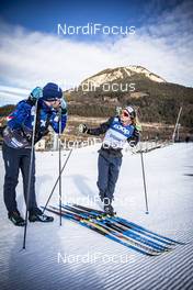 04.01.2019, Val di Fiemme, Italy (ITA): Jessica Diggins (USA) - FIS world cup cross-country, tour de ski, training women, Val di Fiemme (ITA). www.nordicfocus.com. © Modica/NordicFocus. Every downloaded picture is fee-liable.