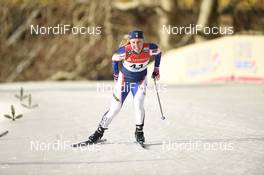 12.01.2019, Dresden, Germany (GER): Hannah Halvorsen (USA) - FIS world cup cross-country, individual sprint, Dresden (GER). www.nordicfocus.com. © Thibaut/NordicFocus. Every downloaded picture is fee-liable.