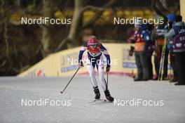 12.01.2019, Dresden, Germany (GER): Hailey Swirbul (USA) - FIS world cup cross-country, individual sprint, Dresden (GER). www.nordicfocus.com. © Thibaut/NordicFocus. Every downloaded picture is fee-liable.