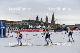 12.01.2019, Dresden, Germany (GER): Lucas Chanavat (FRA) - FIS world cup cross-country, individual sprint, Dresden (GER). www.nordicfocus.com. © Thibaut/NordicFocus. Every downloaded picture is fee-liable.