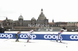 12.01.2019, Dresden, Germany (GER): Hanna Falk (SWE) - FIS world cup cross-country, individual sprint, Dresden (GER). www.nordicfocus.com. © Thibaut/NordicFocus. Every downloaded picture is fee-liable.
