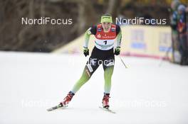 12.01.2019, Dresden, Germany (GER): Eva Urevc (SLO) - FIS world cup cross-country, individual sprint, Dresden (GER). www.nordicfocus.com. © Thibaut/NordicFocus. Every downloaded picture is fee-liable.