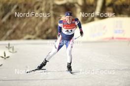 12.01.2019, Dresden, Germany (GER): Hannah Halvorsen (USA) - FIS world cup cross-country, individual sprint, Dresden (GER). www.nordicfocus.com. © Thibaut/NordicFocus. Every downloaded picture is fee-liable.
