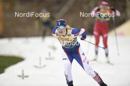13.01.2019, Dresden, Germany (GER): Sophie Caldwell (USA) - FIS world cup cross-country, team sprint, Dresden (GER). www.nordicfocus.com. © Thibaut/NordicFocus. Every downloaded picture is fee-liable.