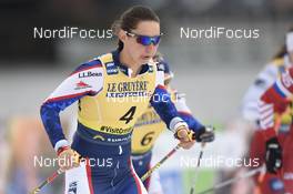 13.01.2019, Dresden, Germany (GER): Julia Kern (USA) - FIS world cup cross-country, team sprint, Dresden (GER). www.nordicfocus.com. © Thibaut/NordicFocus. Every downloaded picture is fee-liable.