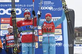 13.01.2019, Dresden, Germany (GER): Artem Maltsev (RUS), Gleb Retivykh (RUS) - FIS world cup cross-country, team sprint, Dresden (GER). www.nordicfocus.com. © Thibaut/NordicFocus. Every downloaded picture is fee-liable.