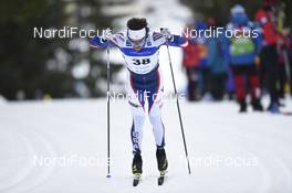 19.01.2019, Otepaeae, Estonia (EST): Benjamin Saxton (USA) - FIS world cup cross-country, individual sprint, Otepaeae (EST). www.nordicfocus.com. © Thibaut/NordicFocus. Every downloaded picture is fee-liable.
