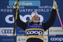 19.01.2019, Otepaeae, Estonia (EST): Johannes Hoesflot Klaebo (NOR) - FIS world cup cross-country, individual sprint, Otepaeae (EST). www.nordicfocus.com. © Thibaut/NordicFocus. Every downloaded picture is fee-liable.