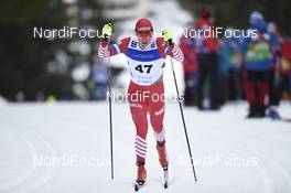 19.01.2019, Otepaeae, Estonia (EST): Alexander Bessmertnykh (RUS) - FIS world cup cross-country, individual sprint, Otepaeae (EST). www.nordicfocus.com. © Thibaut/NordicFocus. Every downloaded picture is fee-liable.
