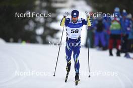 19.01.2019, Otepaeae, Estonia (EST): Yevgeniy Velichko (KAZ) - FIS world cup cross-country, individual sprint, Otepaeae (EST). www.nordicfocus.com. © Thibaut/NordicFocus. Every downloaded picture is fee-liable.